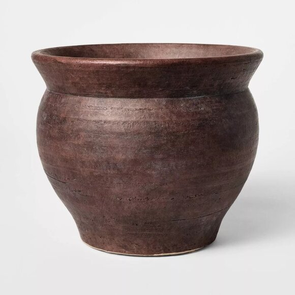 Rustic Terracotta Vase Planter Brown - Threshold Studio McGee, Target Fall 2025 - Picture 1 of 6